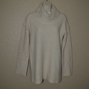 Sz P/S Worth New York Beige Turtleneck Sweater